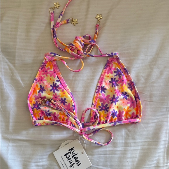 Kulani Kinis Halter top Daisy Dreamer size small NWT‎ - Picture 3 of 3